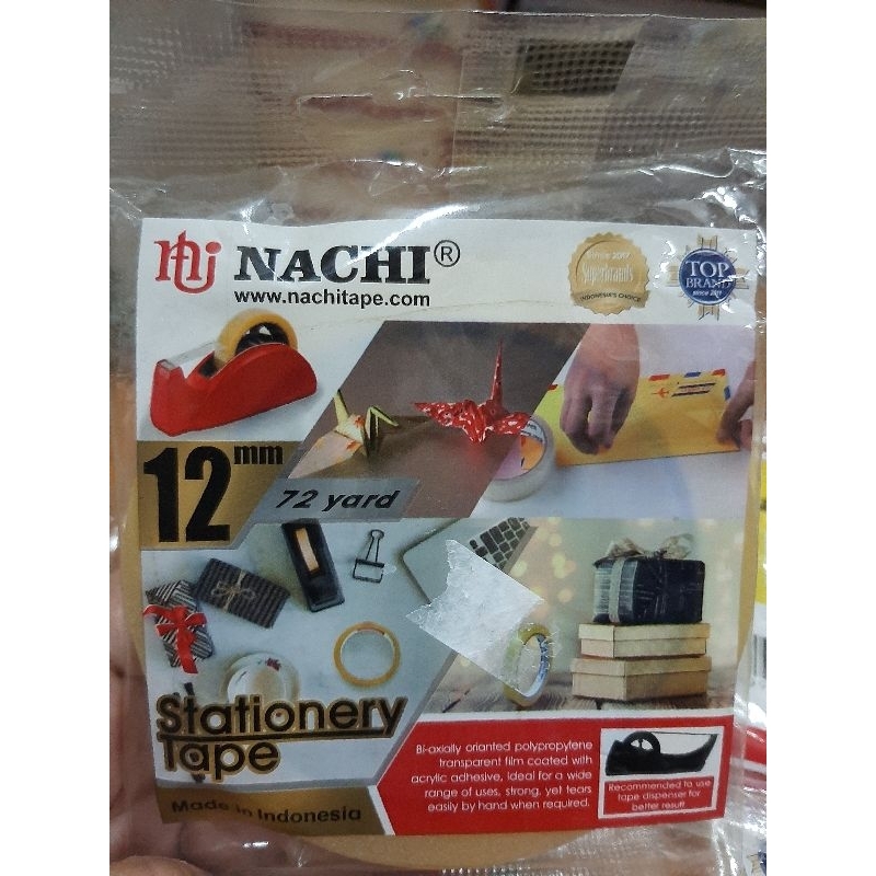 

SOLASI BENING NACHI TAPE UKURAN 12 MM