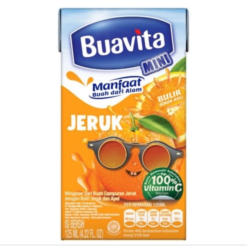 

Buavita Mini Orange Jus Buah Asli Jeruk 125ml