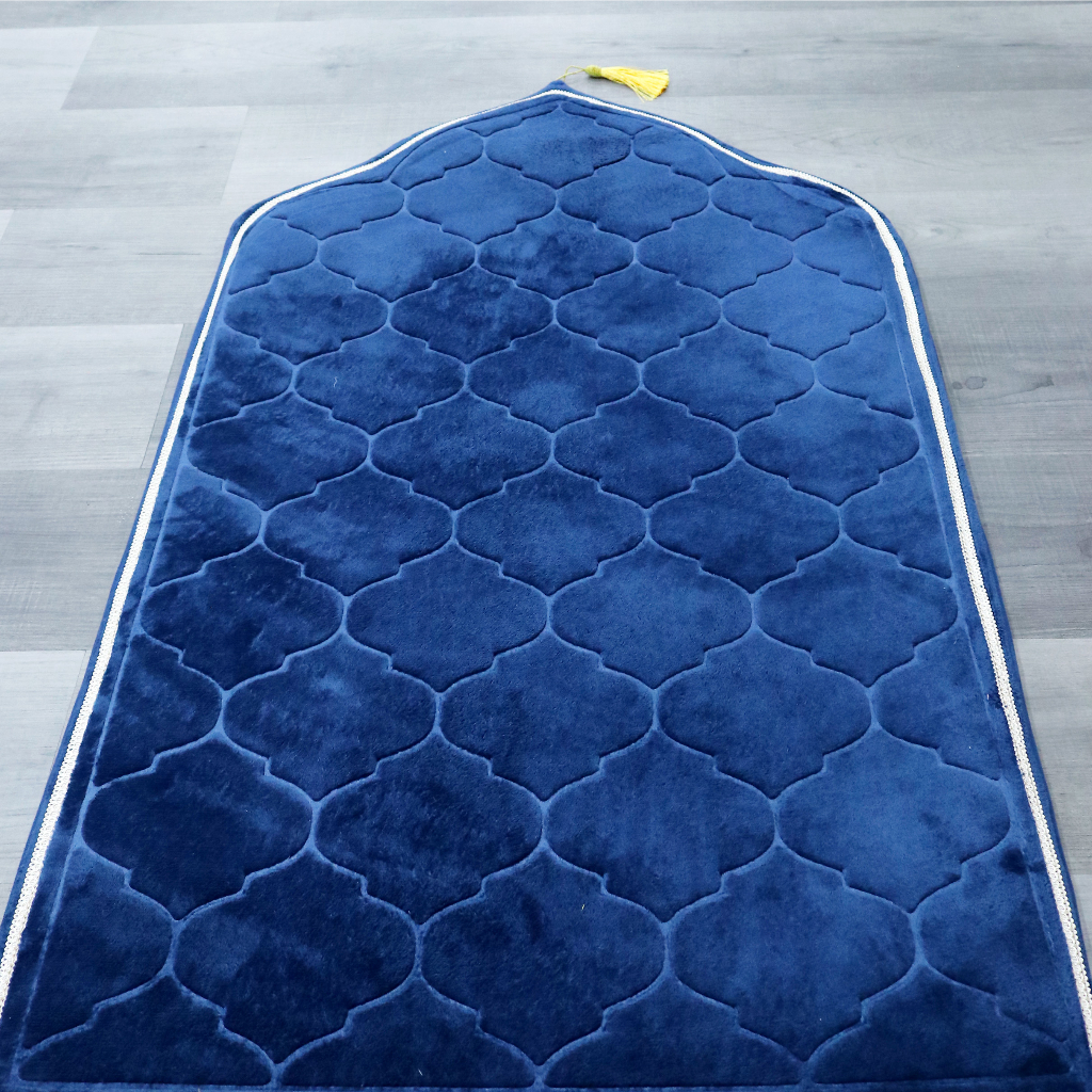 Sajadah Kubah Unik Warna Polos, Sajadah Turki Ukuran Besar 70x110cm