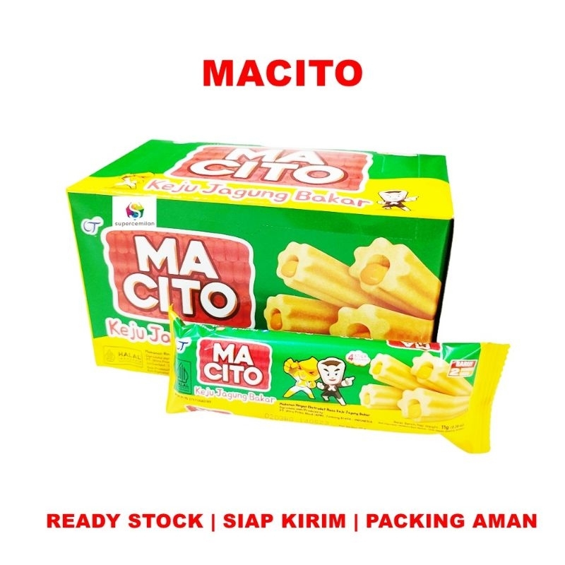 

MACITO KEJU JAGUNG BAKAR NETTO 10 PCS X 11 GR