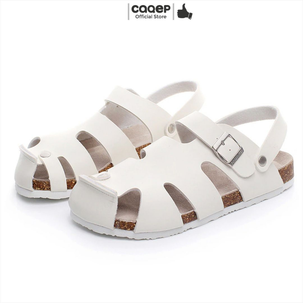 SANDAL PRIA KEREN VOOQY PUTIH ORIGINAL CAQEP