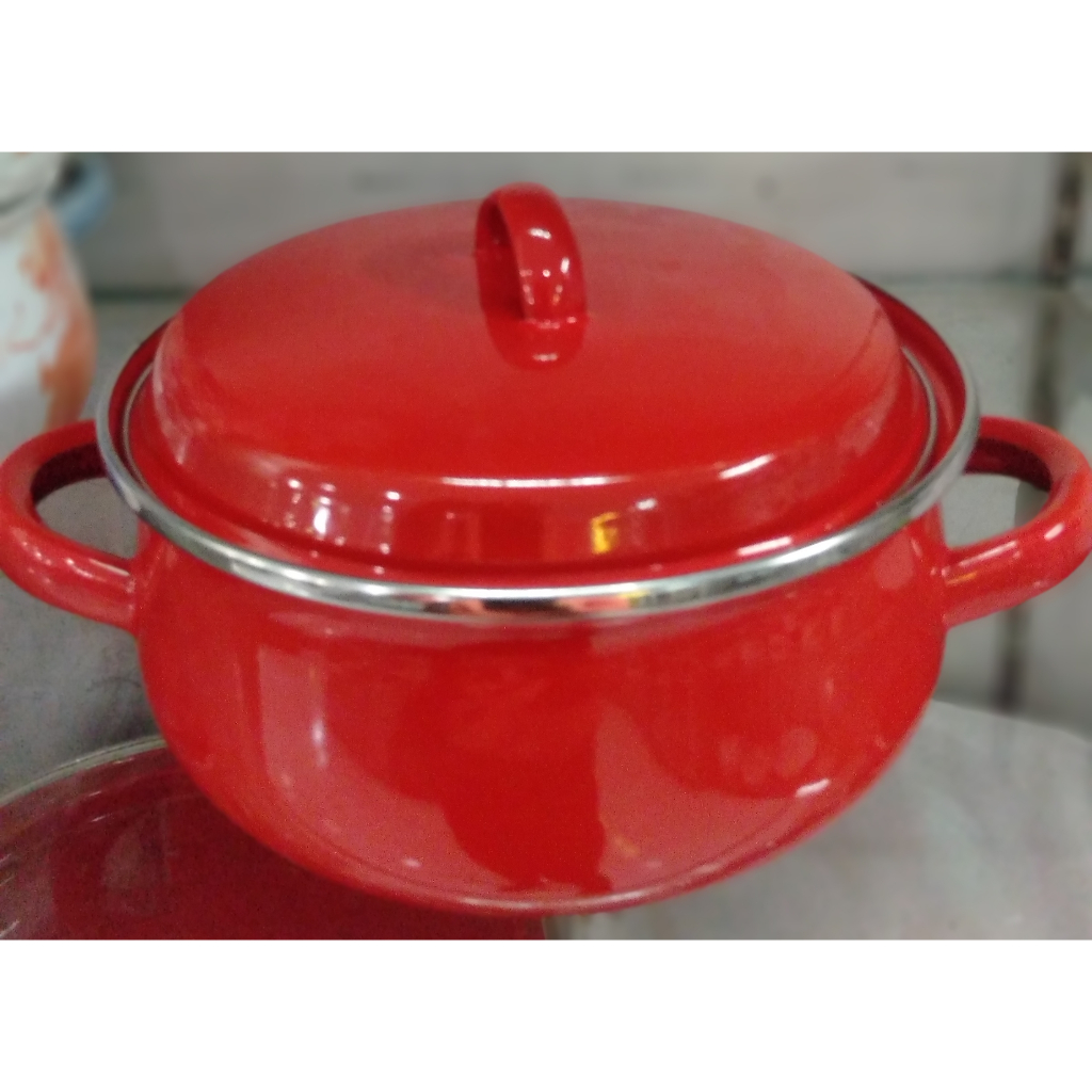 Panci Enamel Warna 22 cm Kedaung