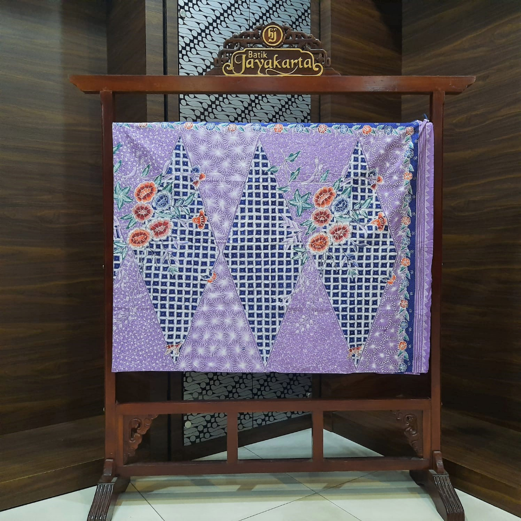 Kain Batik Tulis Semarang Motif Kawung Blekok