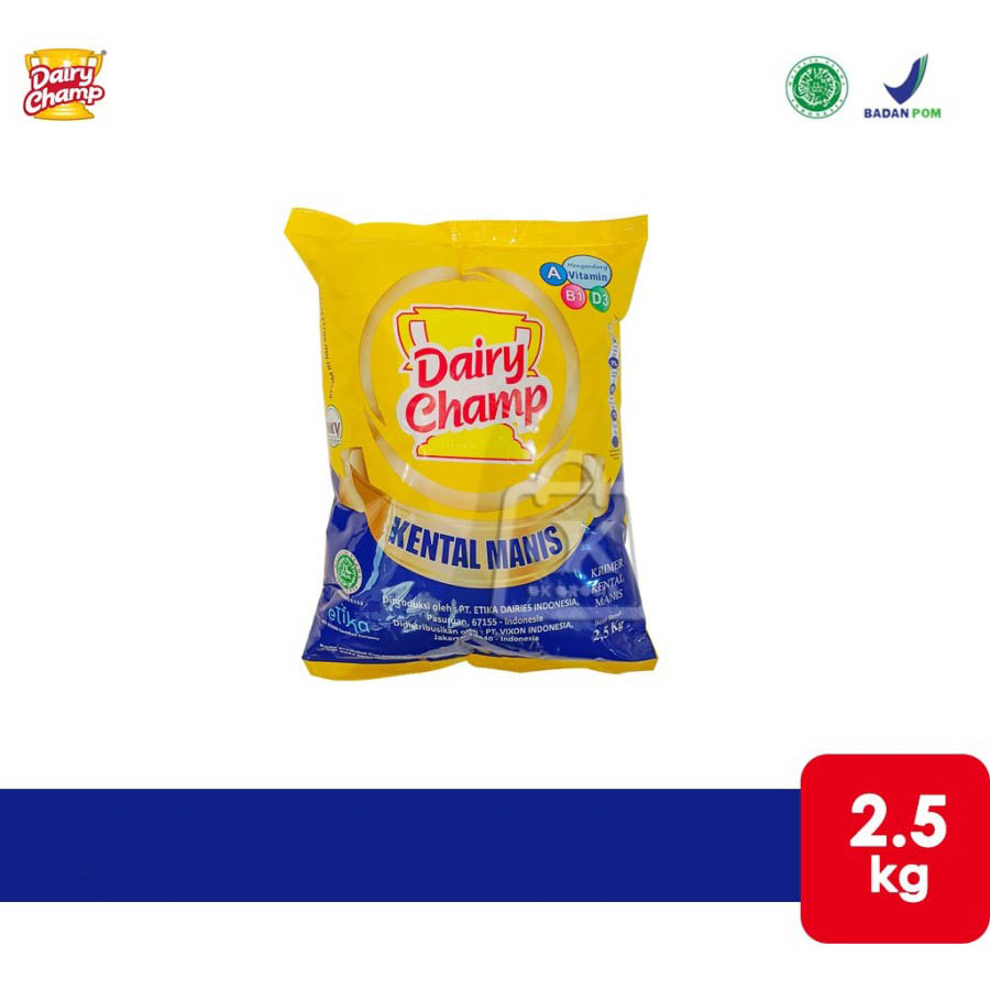 

Susu Kental Manis Dairy Champ Bantalan / Krimer Kental Manis Dairy Champ (2.5kg)