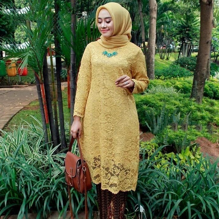 Setelan Kebaya Tunik Rok Batik Wisuda Modern Wanita Dress Kondangan Terbaru Outfit Pesta By Juragan 