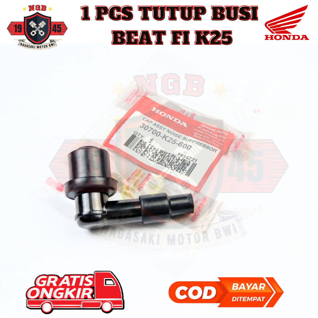 cangklong busi - Tutup Kepala Busi Honda Beat FI Beat - cop busi  Scoopy ESP - K25 - cop busi beat f