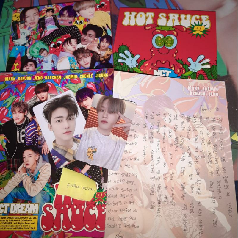 UNSEALED ALBUM HOT SAUCE NCT DREAM