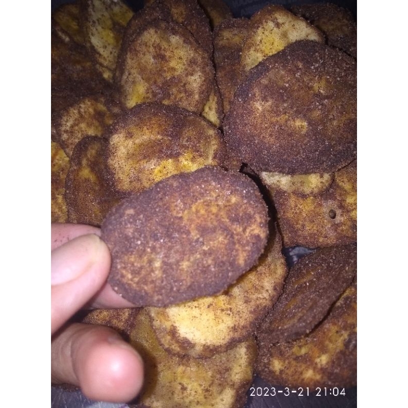 

keripik pisang coklat bubuk khas Lampung