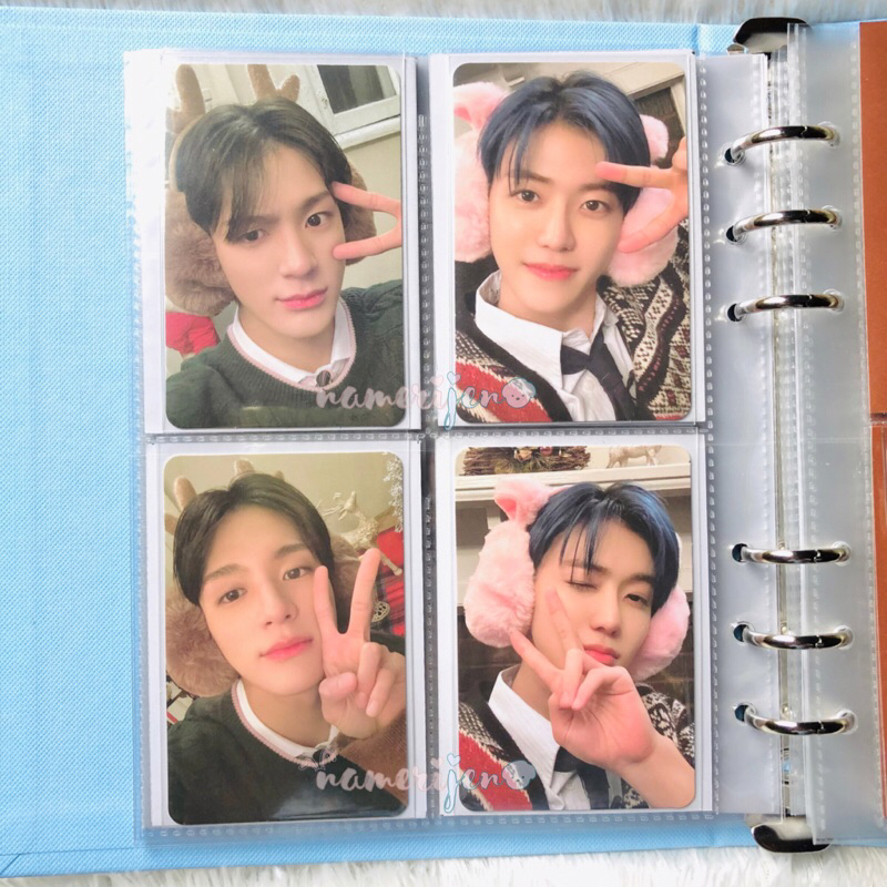 Jeno Jaemin Wink Peace Pink Christmas MD NCT Dream Xmas