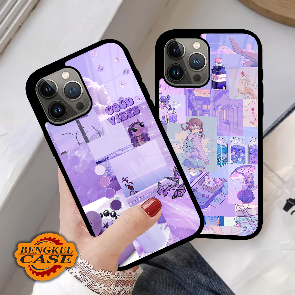 (BS31) Case Kilau Iphone | 13 Pro | 13 Pro Max Casing Hp Iphone | Pelindung Smartphone | Bengkel Cas