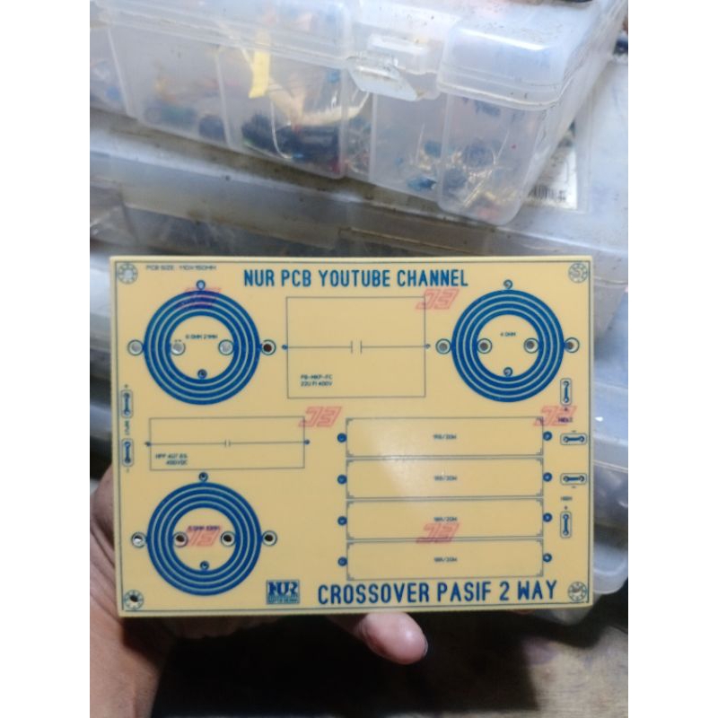 PCB CROSSOVER PASIF 2 WAY