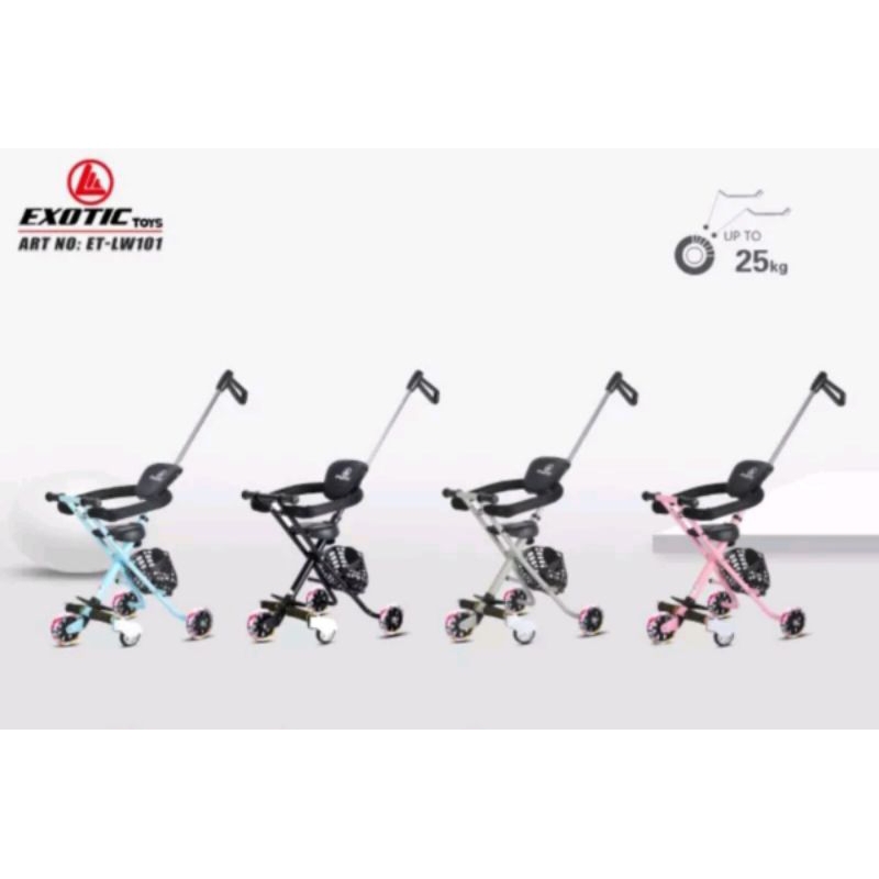 Exotic - Magic Stroller ET-LW 101 / Stroller Bayi 5 Roda
