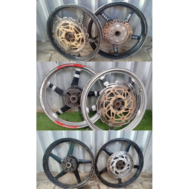 velg original Vixion old fullset