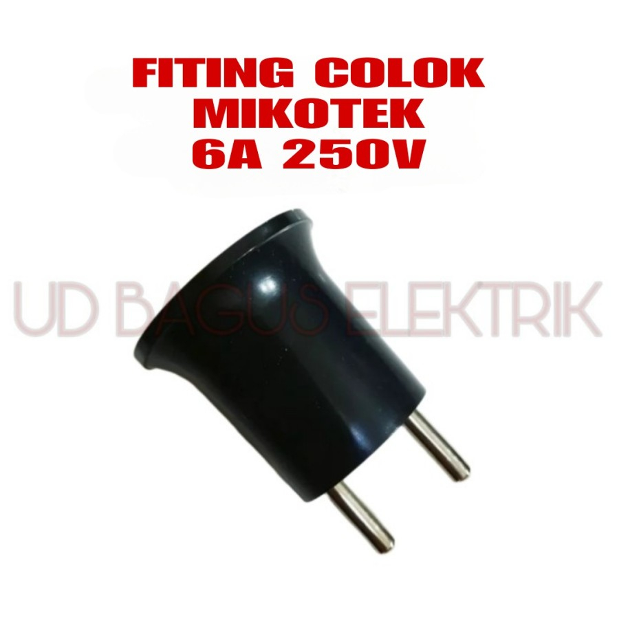 FITING COLOK MIKOTEK 6A 250V - FITTING LAMPU COLOK MIKOTEK 6A 250V