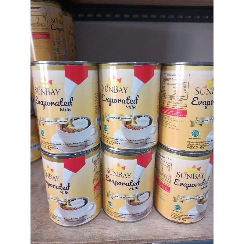 

(6 Pcs) Susu Evaporasi Sunbay 380gr