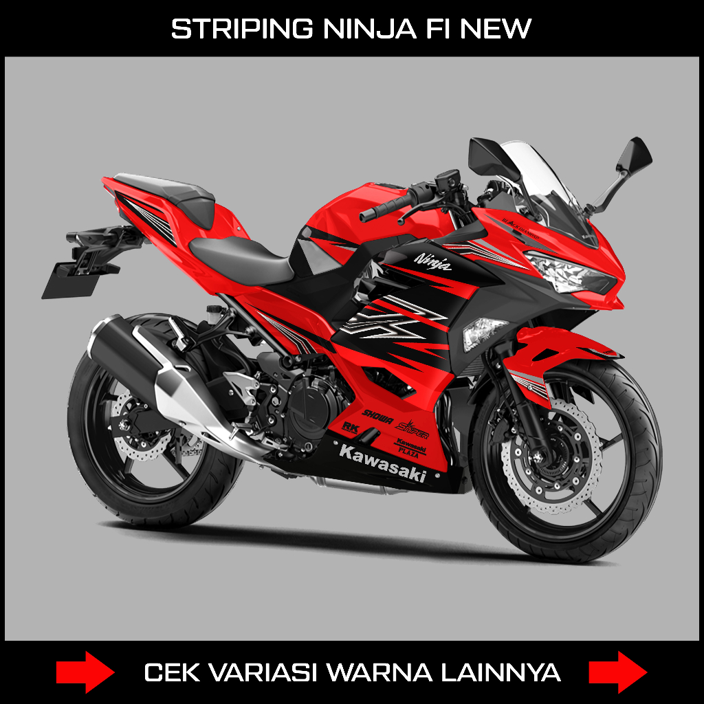 DECAL STRIPING NEW NINJA 250 FI 2022 / KAWASAKI NINJA FI 250 NEW 2022