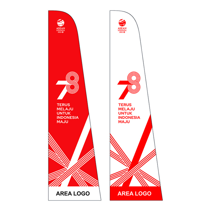 UMBUL UMBUL BAHAN KAIN HUT RI 78