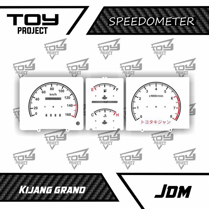 panel spido speedometer spidometer kijang grand kijang kapsul
