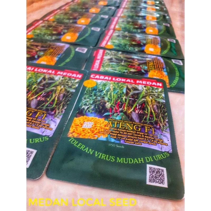 ATENG F1 isi 1750 biji Bibit Cabai Medan Hibrida