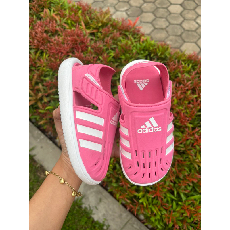 SALE 50% ADIDAS CLOSED TOE WATER SANDALS PINK SIZE 33