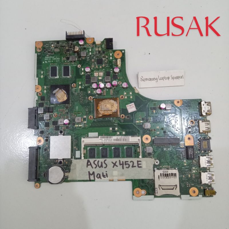 Mainboard Asus X542e X452 X452ea Mobo Motherboard Mesin Laptop