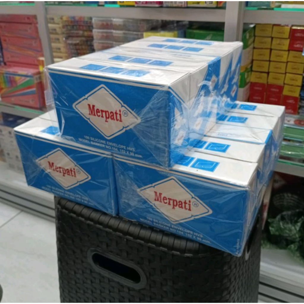 

Amplop Putih Merpati Biru Sedang Ukuran 152 x 90 mm