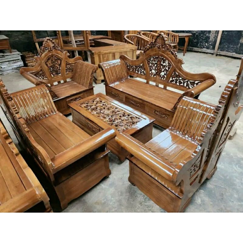 kursi tamu minimalis jati kursi tamu madura kursi madura jati jepara