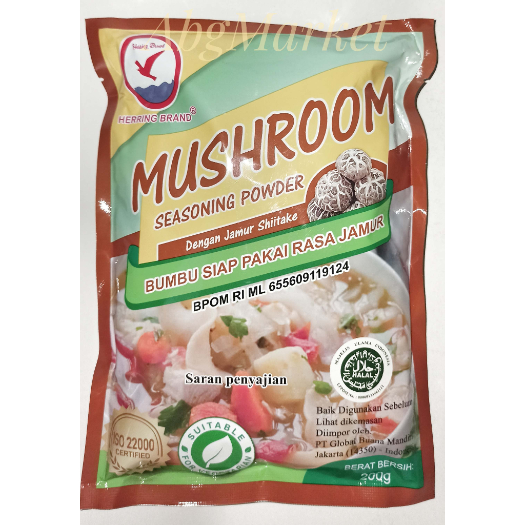 

Kaldu Jamur Shitake Herring Brand Mushroom Seasoning Powder 200 gr