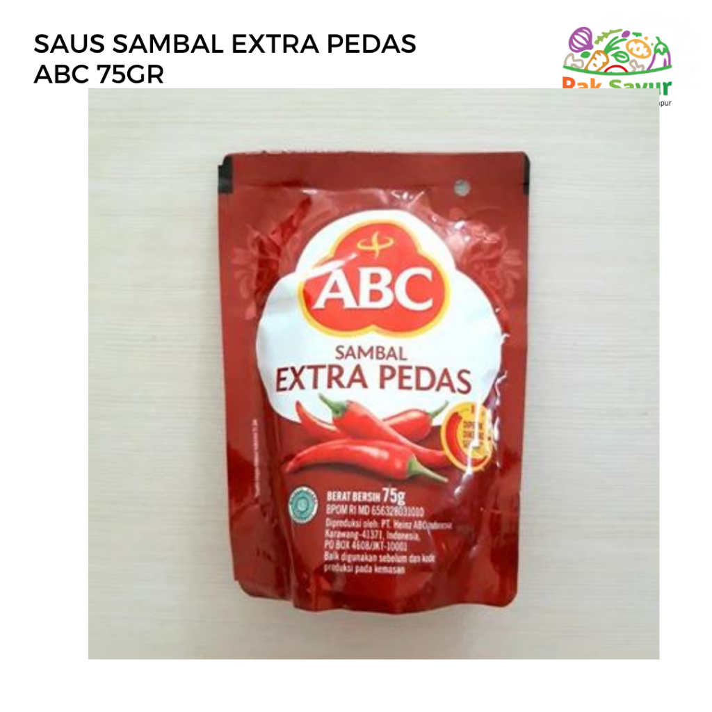 

Saus Sambal Extra Pedas ABC 75gr