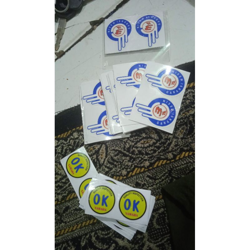 

stiker garansi dan oke