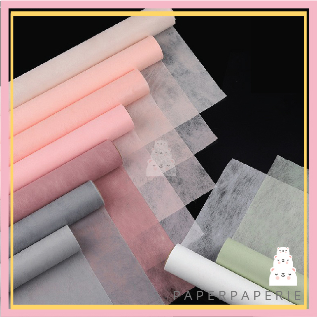 

Kertas Buket Serat Premium Korea Cellophane Flower Wrapping