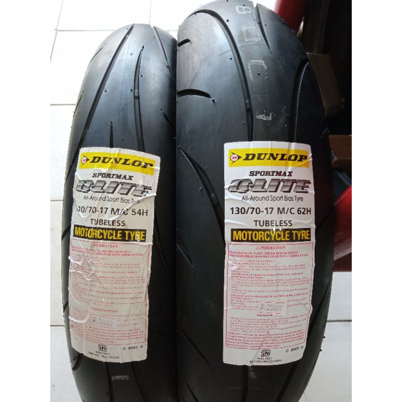 Ban depan motor sport, supermoto Dunlop Qlite 110/70-17