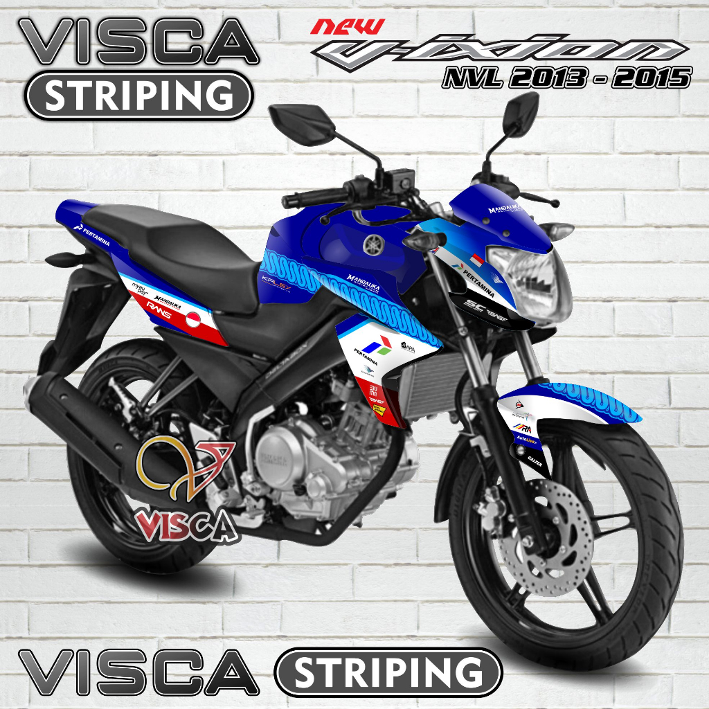 Decal Vixion NVL - Stiker Vixion NVL - Dekal Vixion NVL Full Body - Striping Vixion NVL Variasi - De