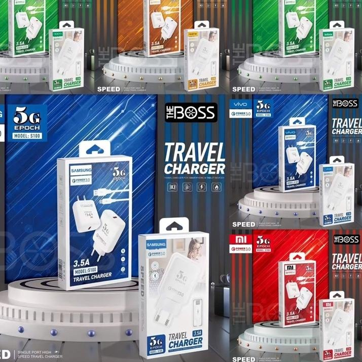 Charger 5G 3.5A TC Branded Micro 1 usb Merek S100 S200 AllMERK