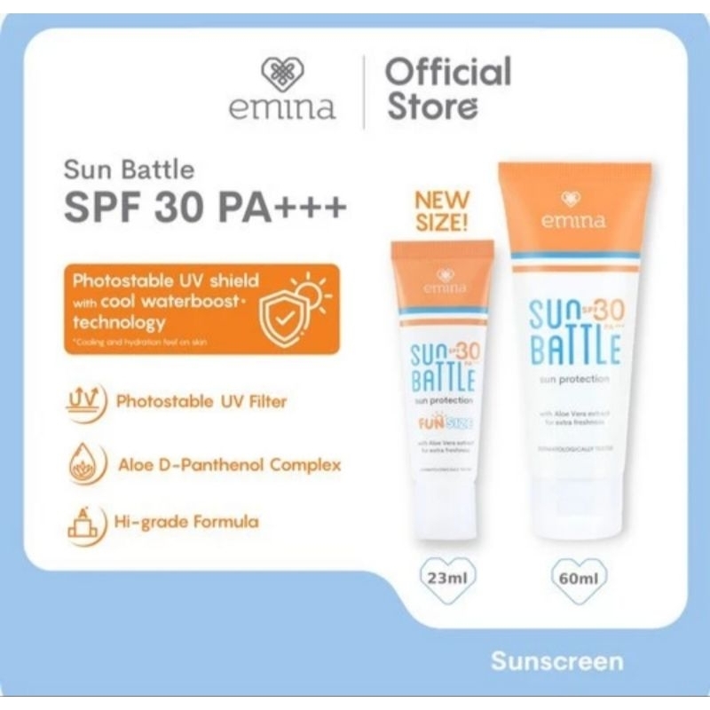 Emina sun battle spf 30