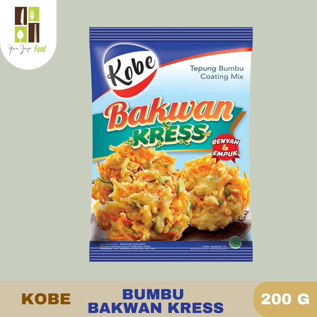 

Kobe Tepung Bumbu Bakwan / Pisang / Serbaguna / Super Crispy/ Putih / Tempe 200g