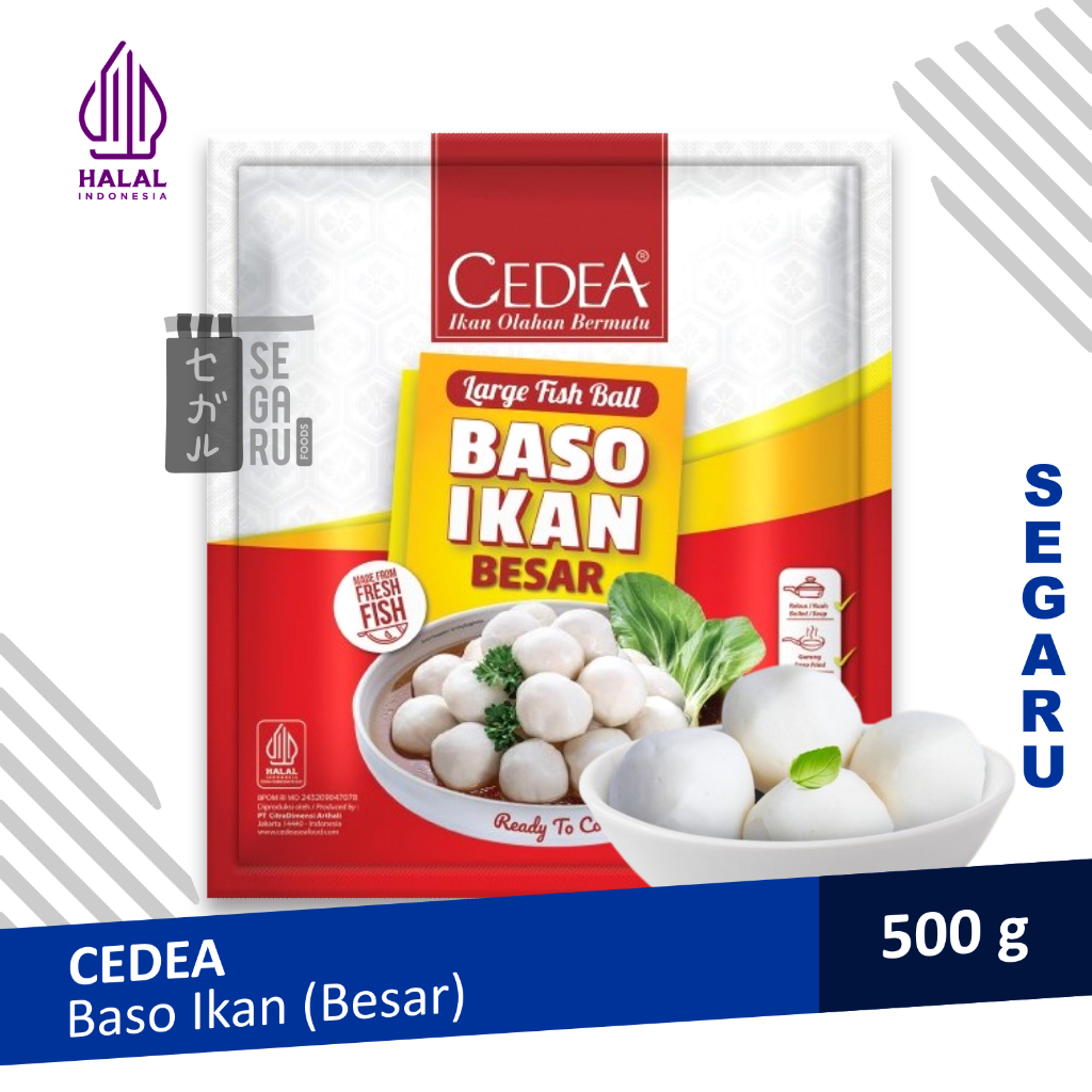 

CEDEA Baso Ikan Besar | Fish Ball Halal 500 gram