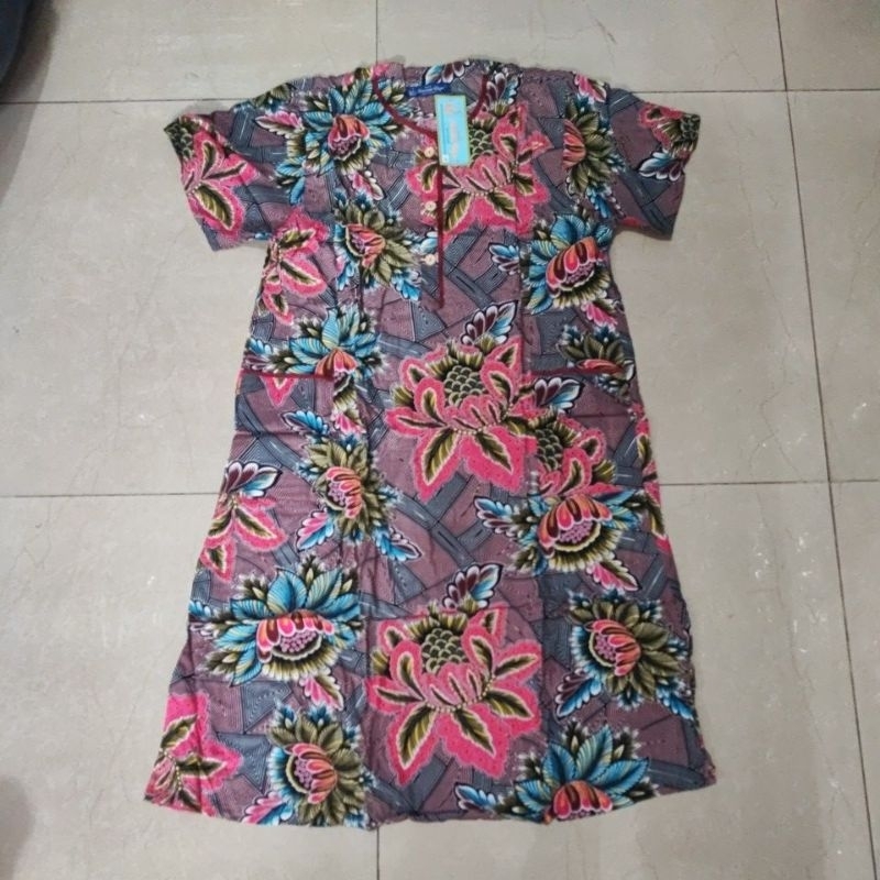 Kencana Ungu biru Daster pendek