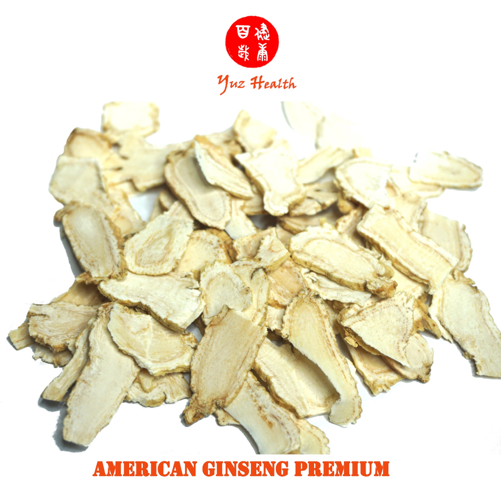

Yuz Health American Ginseng Premium (西洋参）Iris/ Yong sem/ Xi yang shen/ Plastic pack 5 gram