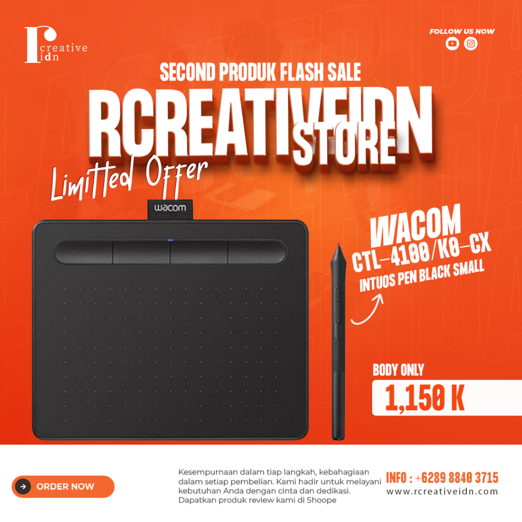 WACOM Intuos Pen Black Small CTL-4100/K0-CX Second