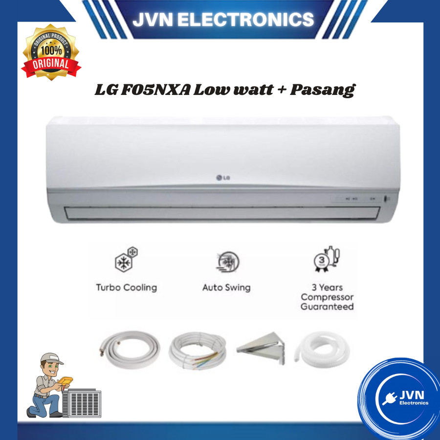 AC LG F05NXA 1/2 PK Low watt + Pasang