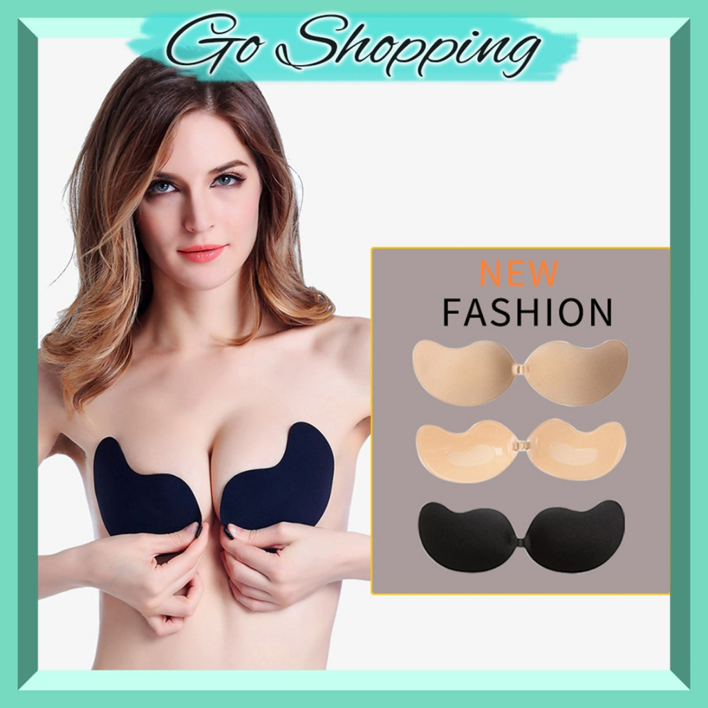 GOBR1352 Bra Tempel Sayap Kait Tengah Bh Pad Foam Silicone Busa Sepasang Super Nyaman Cup Padding
