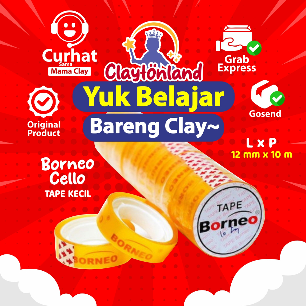 

Isolasi Bening Kecil / Lakban Kecil / Solasi / Solatip Kado Bening 12mm /0,5