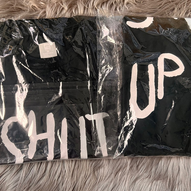 READY STOCK TARKET TAEHYUNG V SHUT UP T-SHIRT OFFICIAL