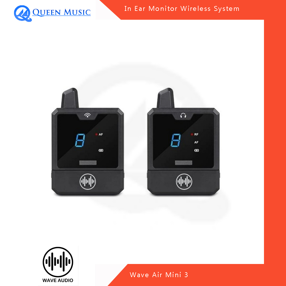 WAVE AIR 3 Mini Wireless In Ear Monitor System IEM Panggung - 1TX-1RX