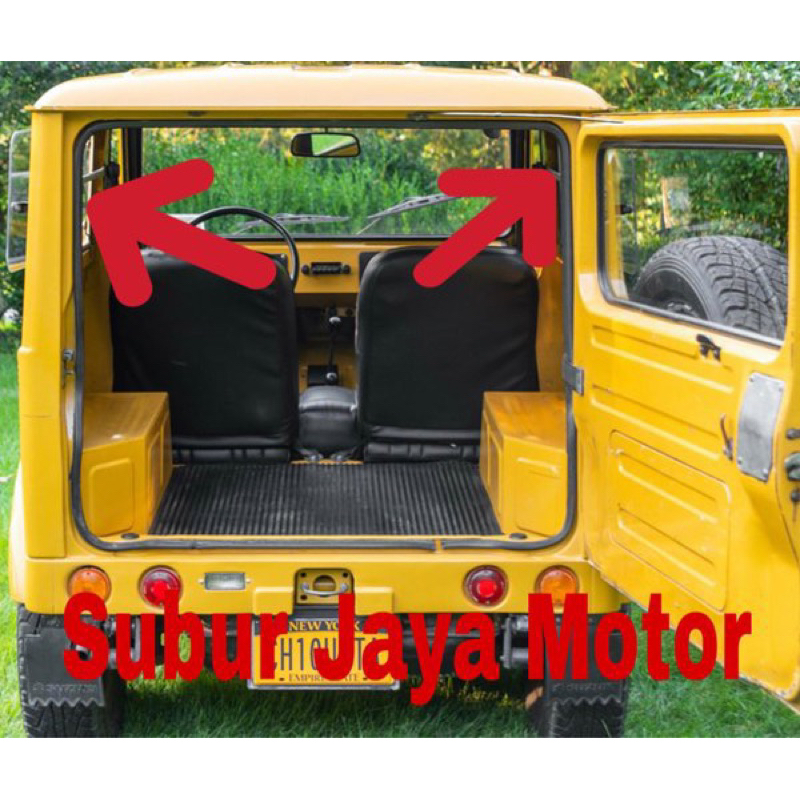 Karet pintu belakang jimny jangkrik kotrik LJ80