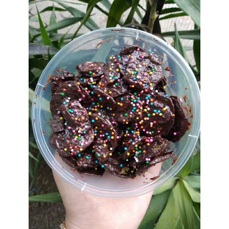 

Kripik pisang coklat lumer (400ml)