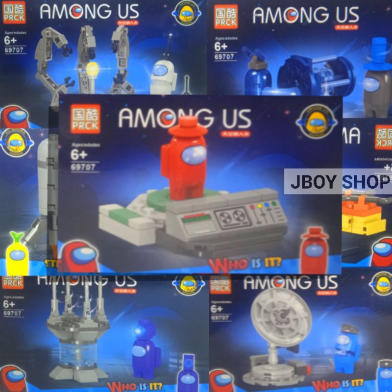 MAINAN BALOK SUSUN FIGURE AMONG US / BUILDING BRICK FIGURE AMONG US / PUZZLE BRICK BALOK / MAINAN AM