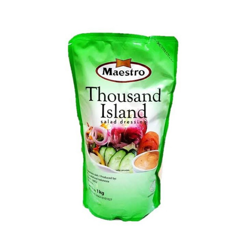 

Maestro Mayonaises Thousand Island Salad Dreasing 1 Kg