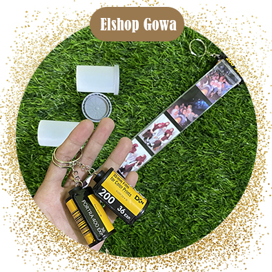 Gantungan Kunci Roll Film Costum 6 Foto Kado Gantungan Roll Film
